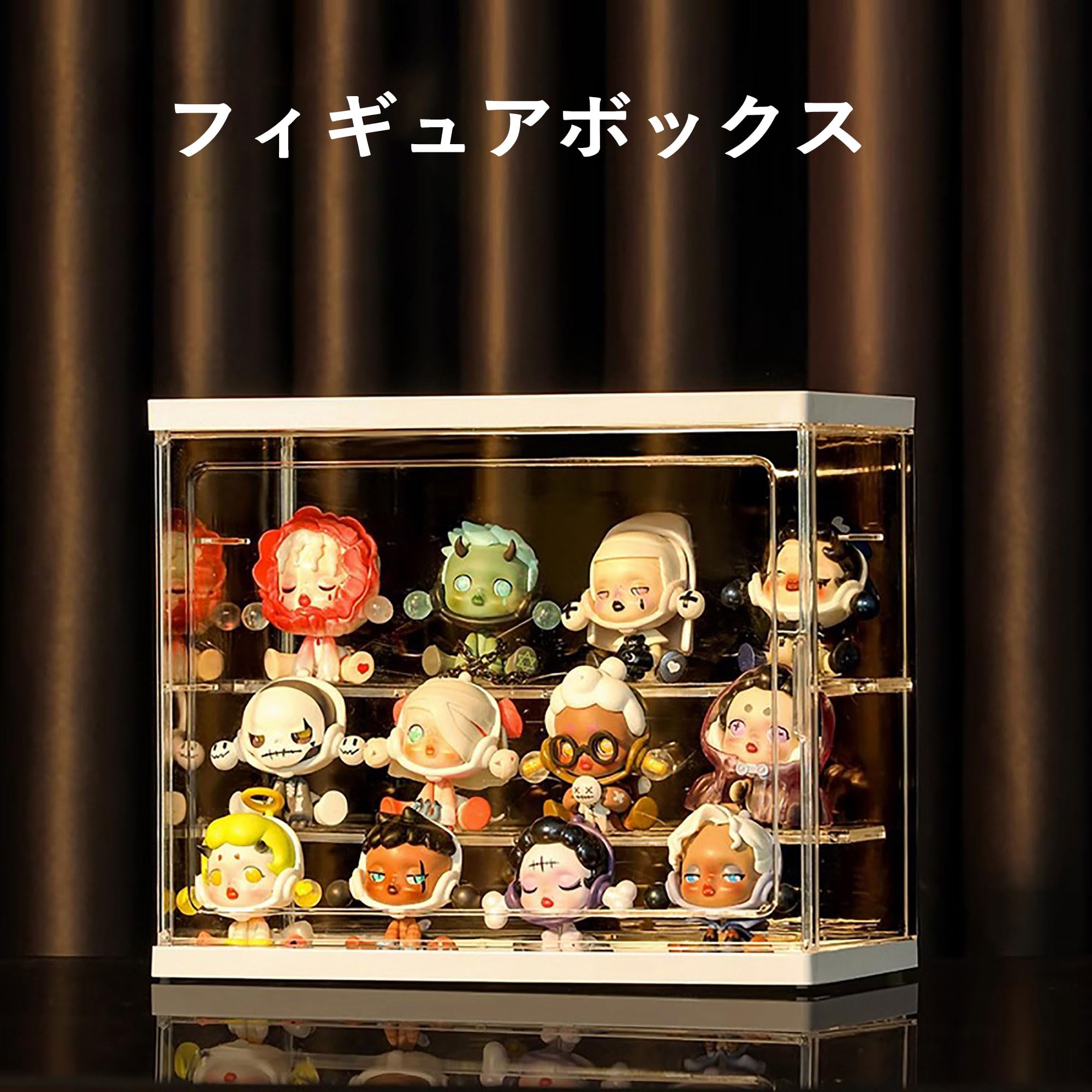 Amazon.co.jp: 2層フィギュアケース アクリル コレクションケース