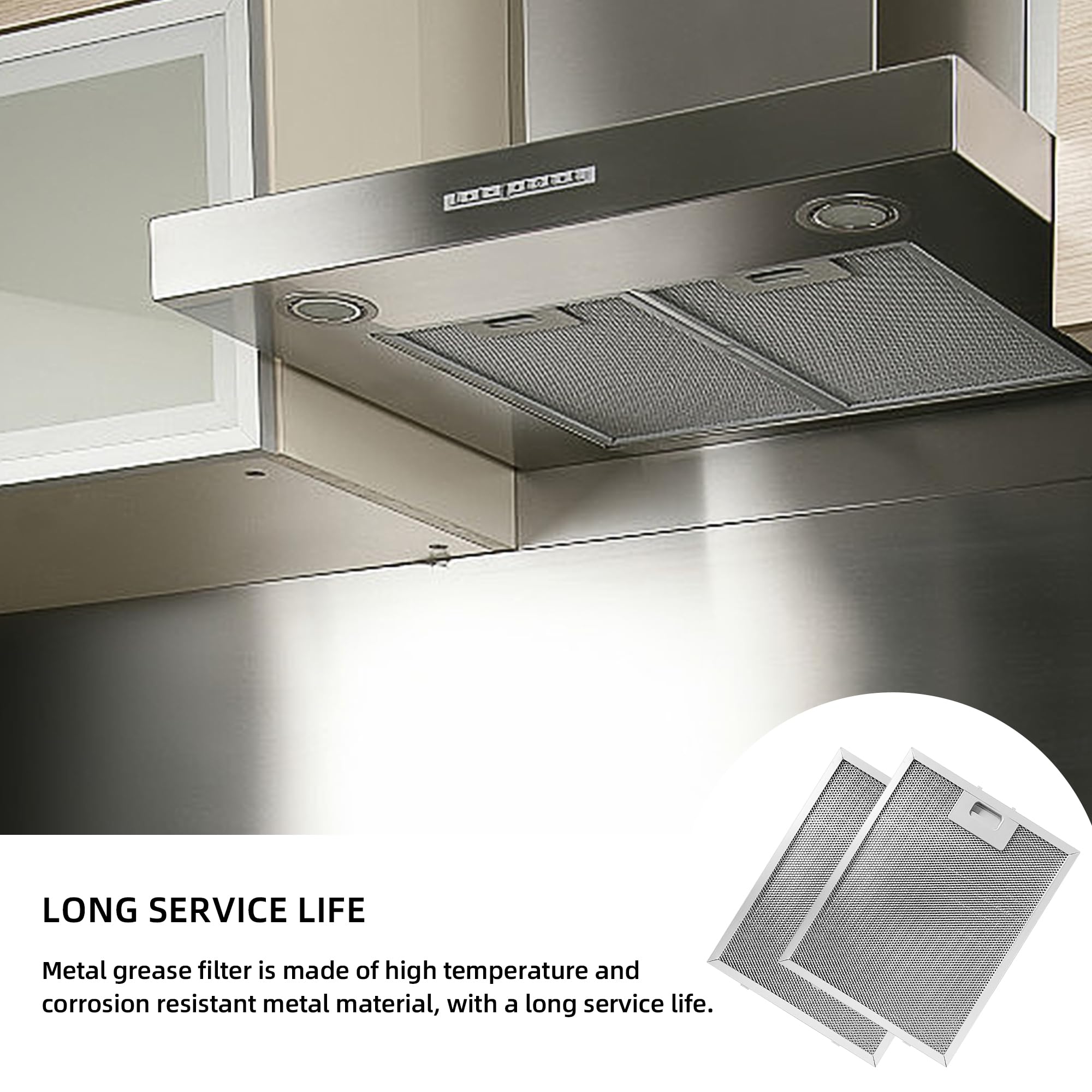 Amazon.co.jp: 金属メッシュ換気扇フィルター, レンジフードフィルター