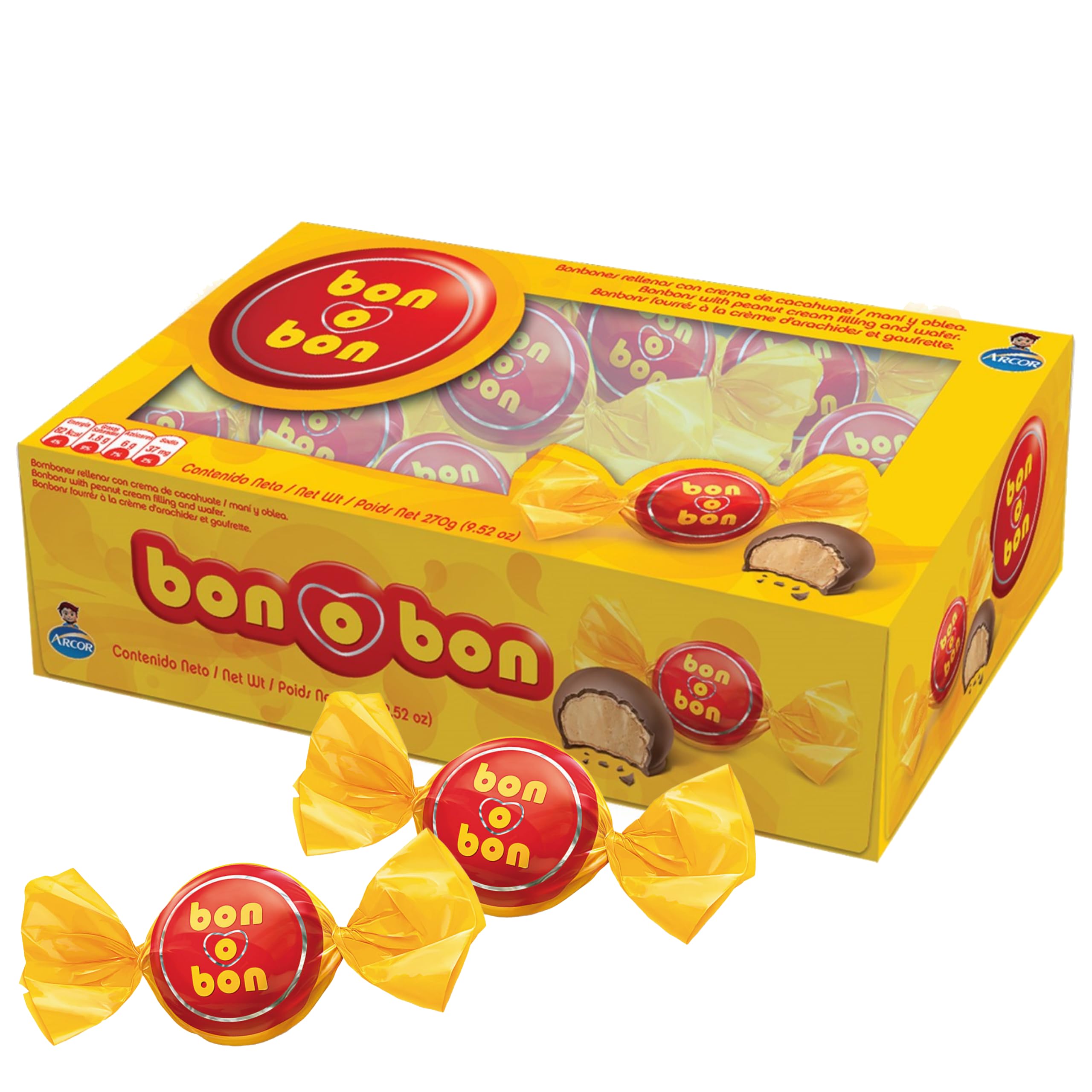 Amazon.com : Bon o Bon Chocolate Bon Bons, Decadent Chocolate
