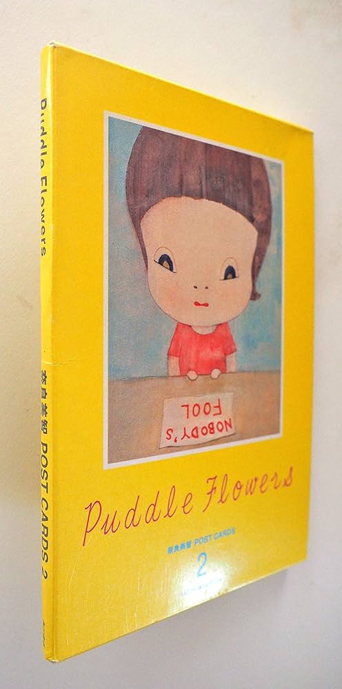Amazon.co.jp: 奈良美智ポストカード 2 Puddle Flowers (Puddle