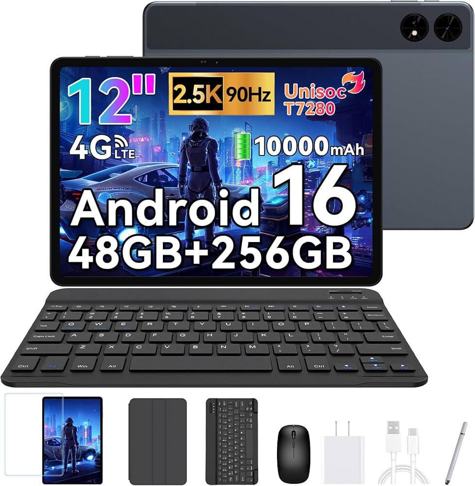 Amazon.co.jp: Android16 タブレット アンドロイド 12インチ Besttab