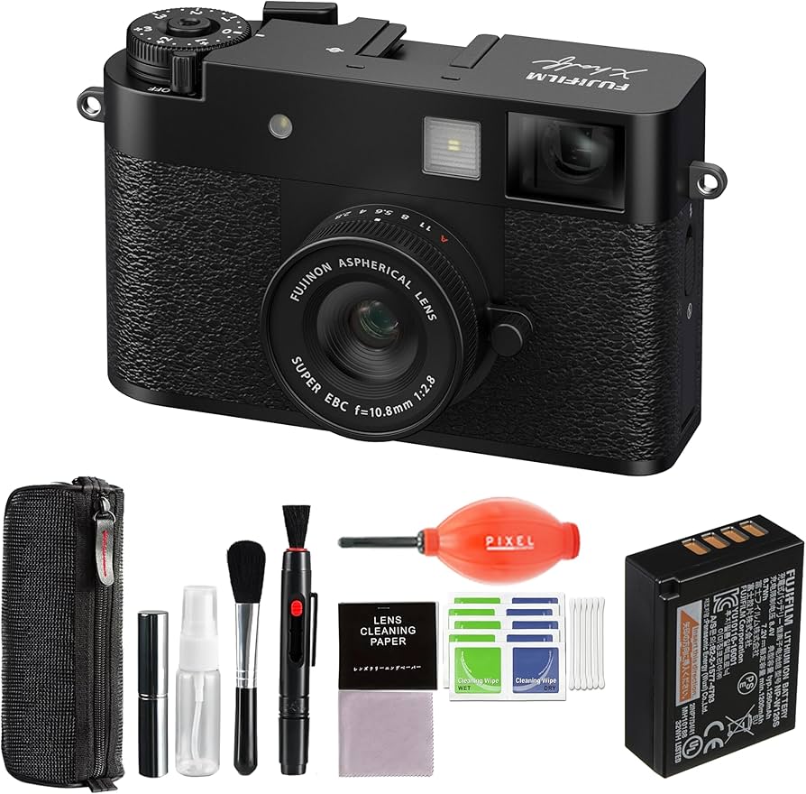 Amazon.com : Fujifilm X Half Digital Camera (Black) Bundle with
