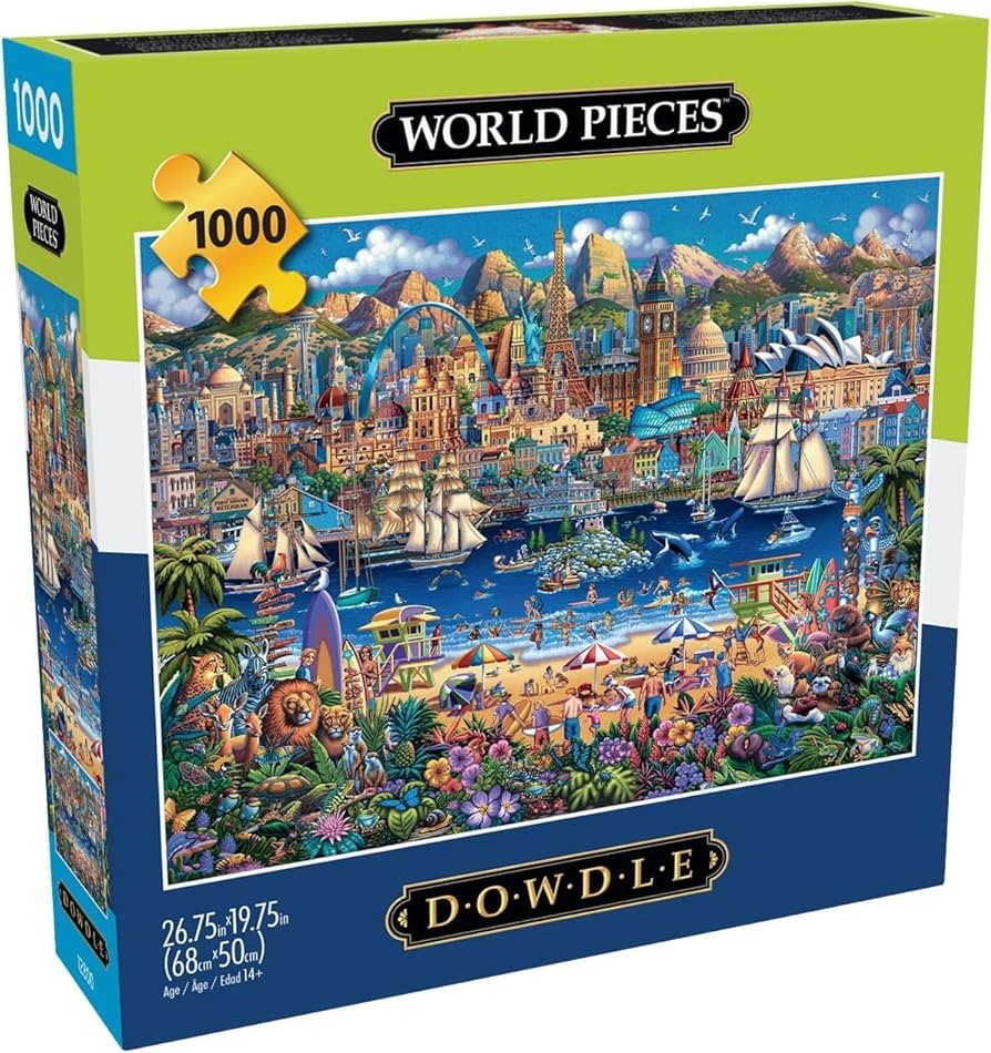 Amazon.com: Buffalo Games - Dowdle - World Pieces - 1000 Piece