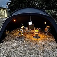 Amazon | DRASOUL 多功能ドームテント 撥水加工 煙突付き 日除け 遮光