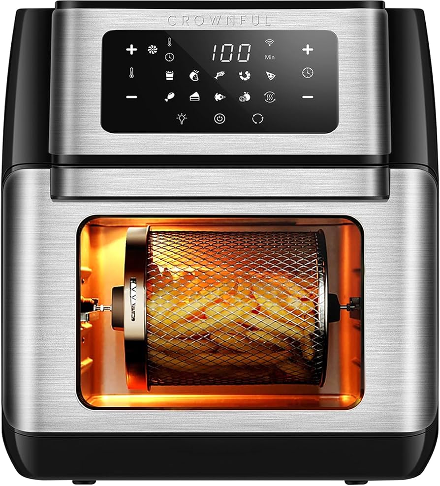 Amazon.co.jp: CROWNFUL ノンフライヤー 10L 大容量 ノンフライ
