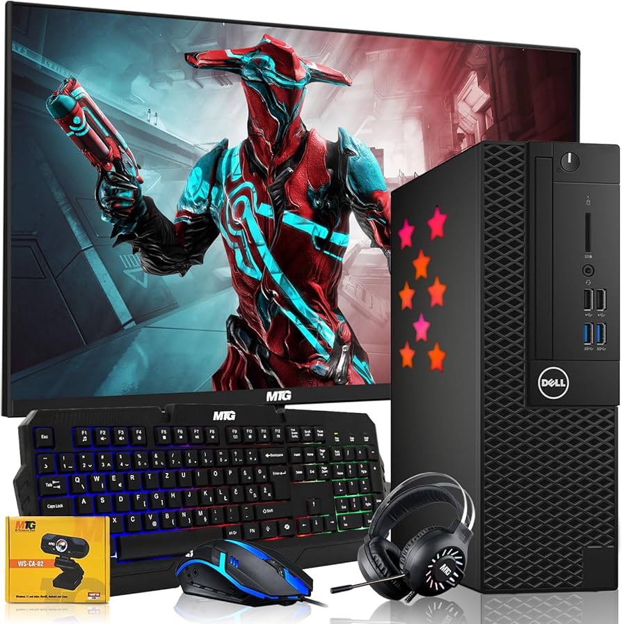 Amazon.com: Dell Desktop PC Gaming Bundle - Core i7, 16GB RAM