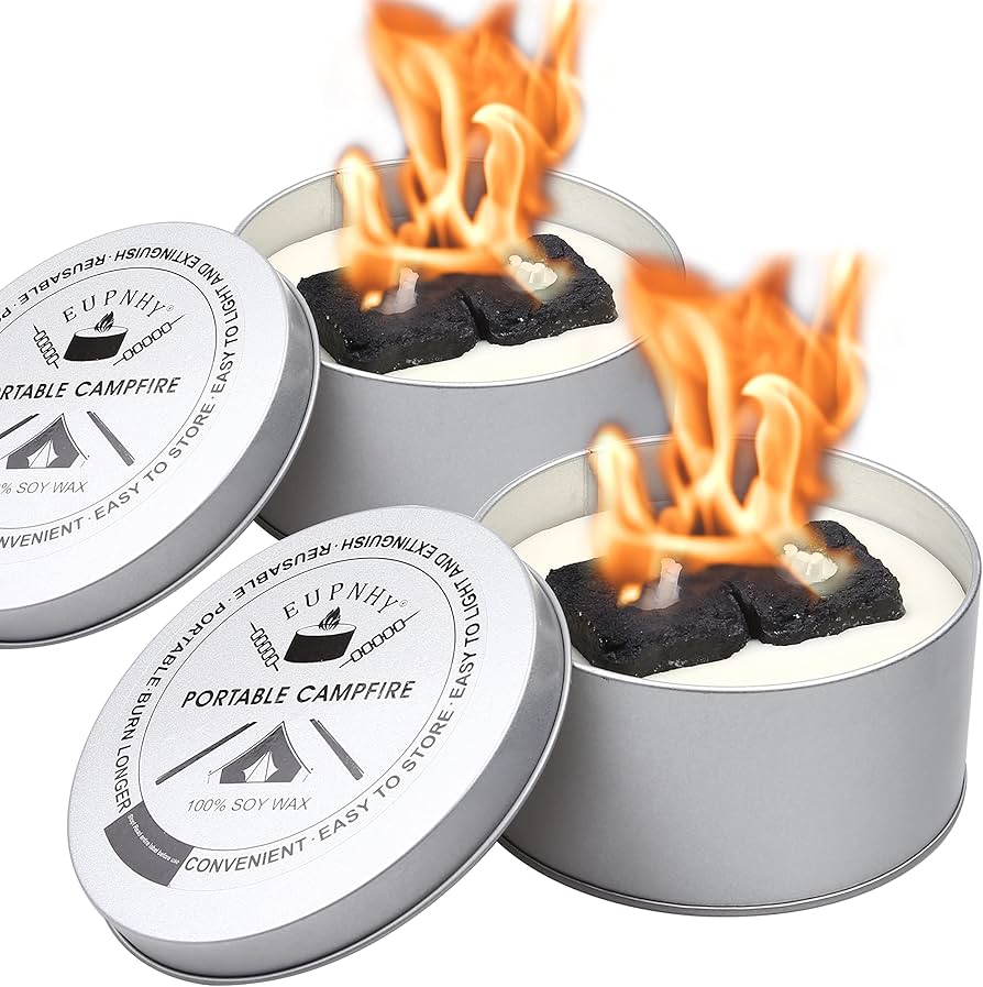 Amazon.com : EUPNHY 2 Pack Portable Campfire | Portable Fire Pit