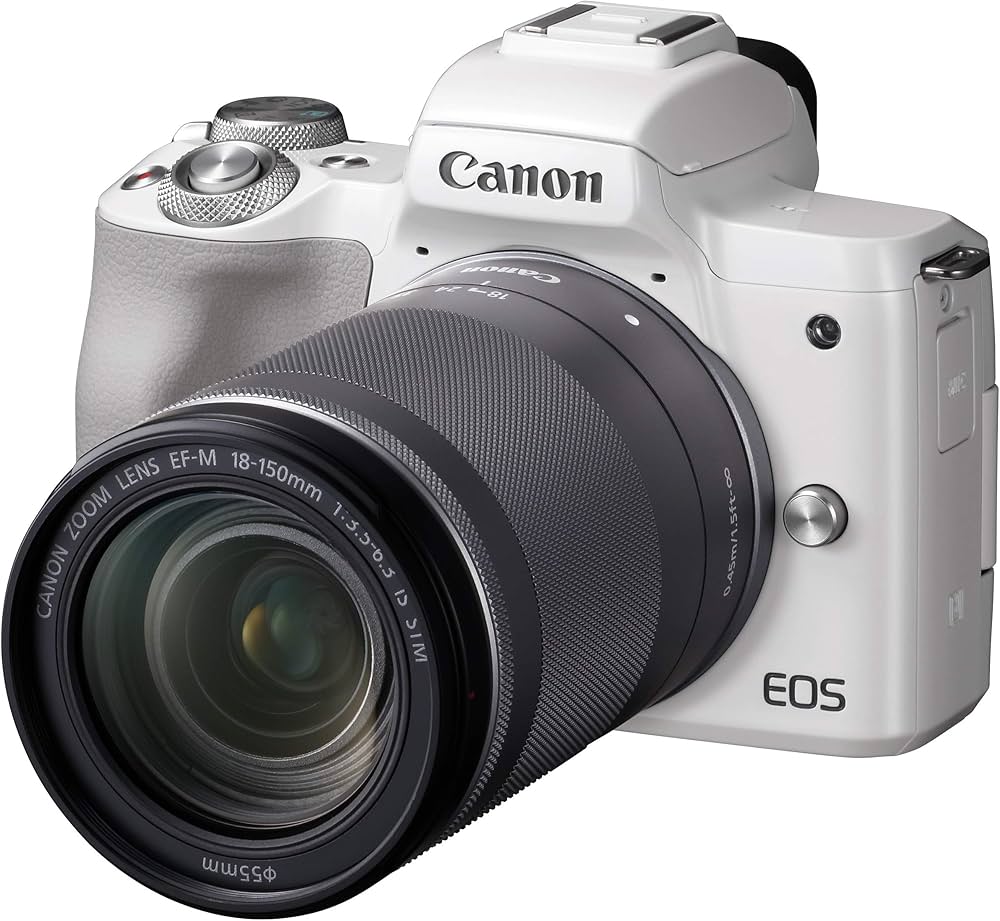 Amazon.co.jp: Canon EOSKISSMWH-18150ISSTM EOS Kiss M Mirrorless