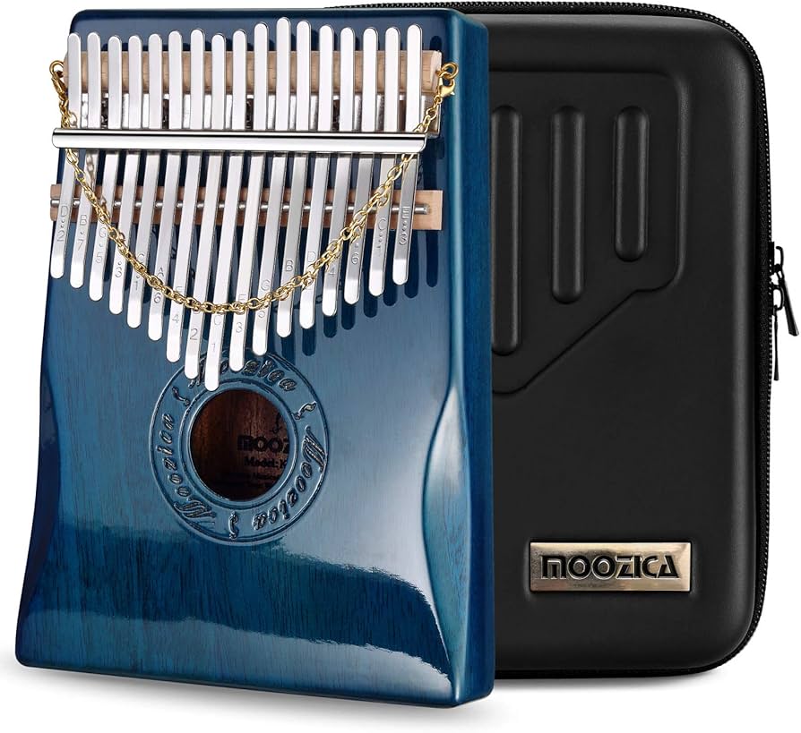 Amazon.com: Moozica 17 Keys Kalimba Thumb Piano, Solid Mahogany