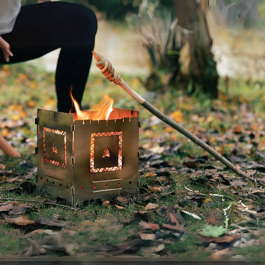 Amazon | ブッシュボックスXXL キャンプファイヤー 焚火台 大型