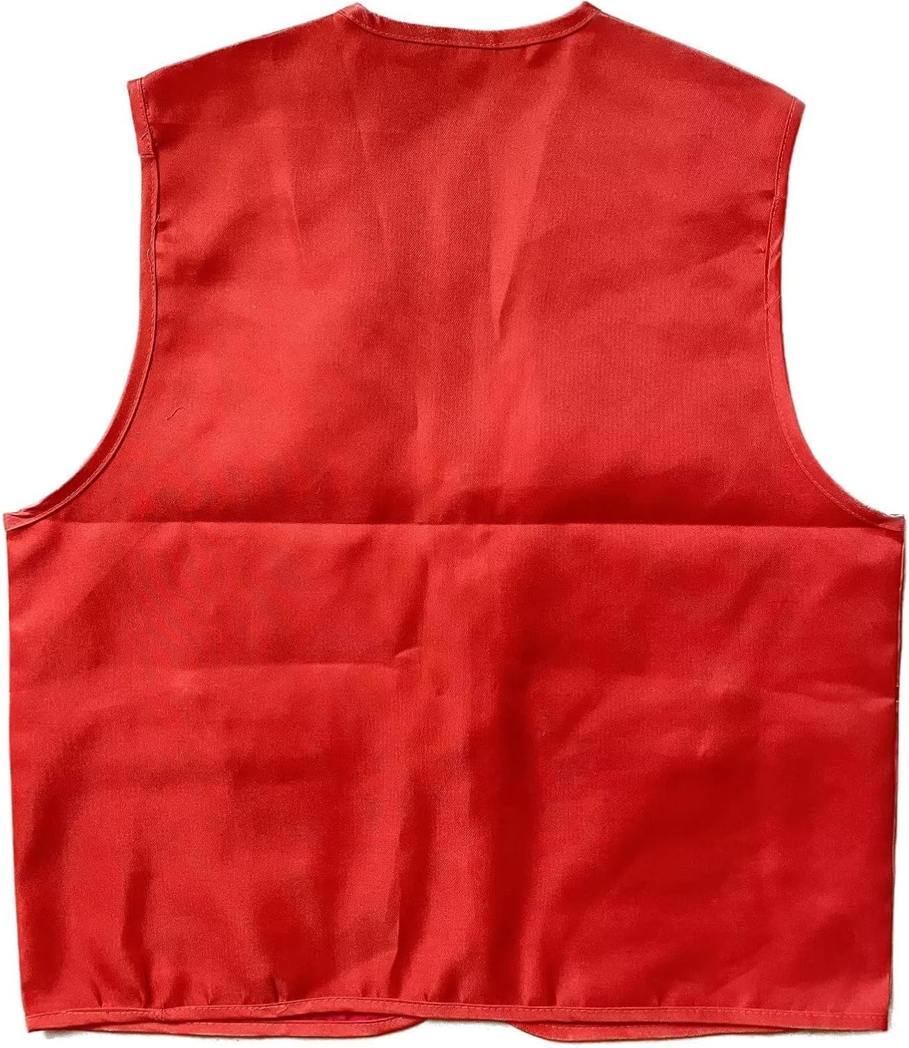 Amazon | Rizanee メンズ ハンティングベスト 赤みがかったオレンジ