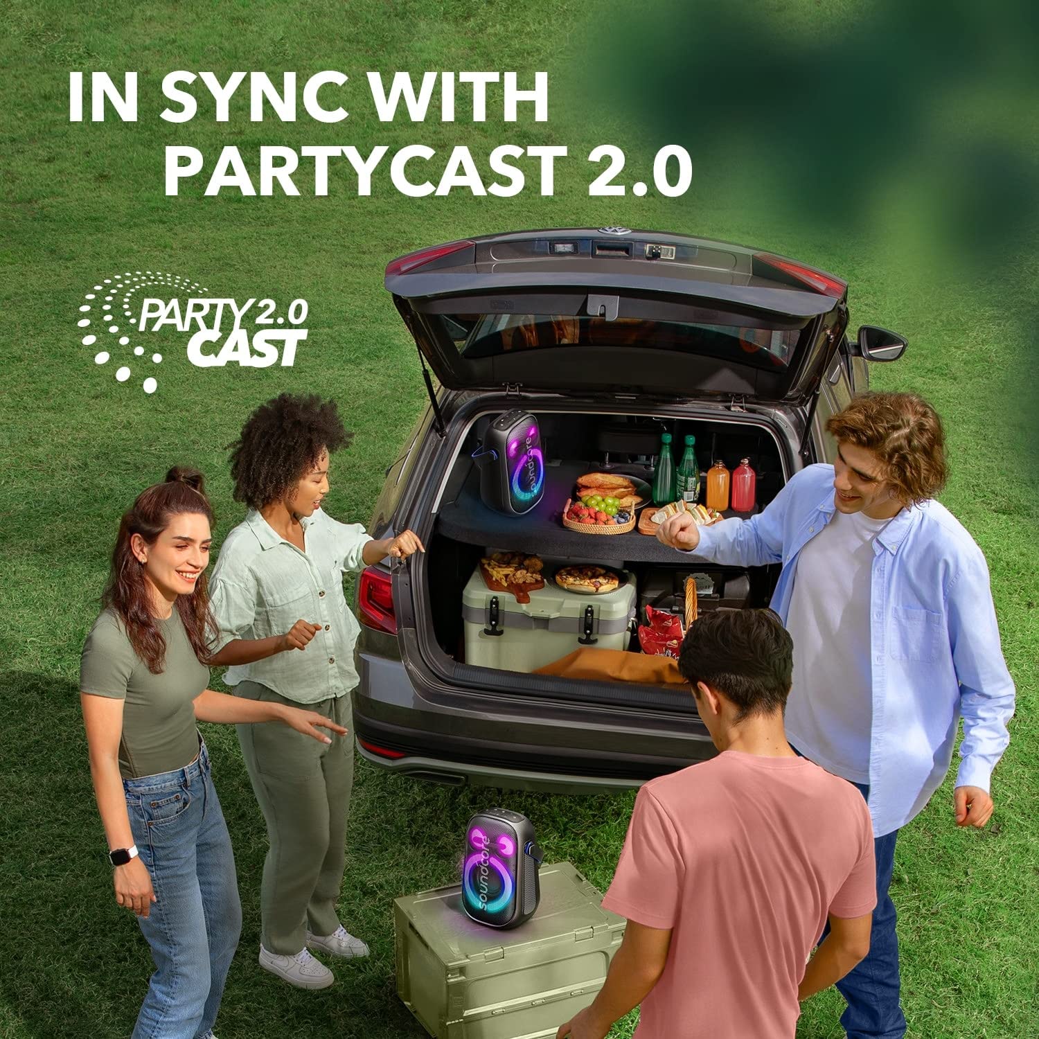 Amazon.co.jp: Anker soundcore Rave Neo 2 ポータブルスピーカー 80W