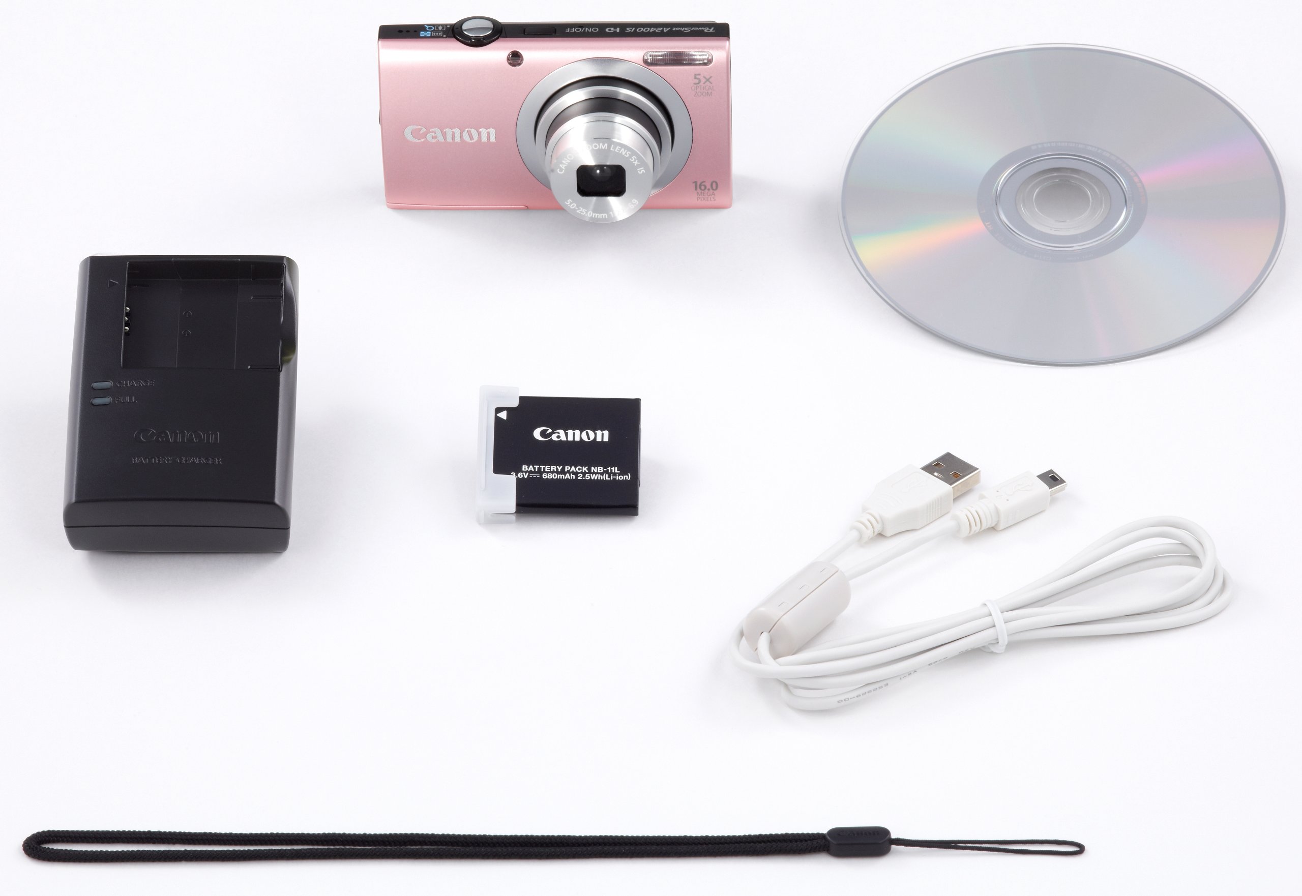 Amazon.co.jp: Canon Digital Camera PowerShot A2400IS Pink 16.0