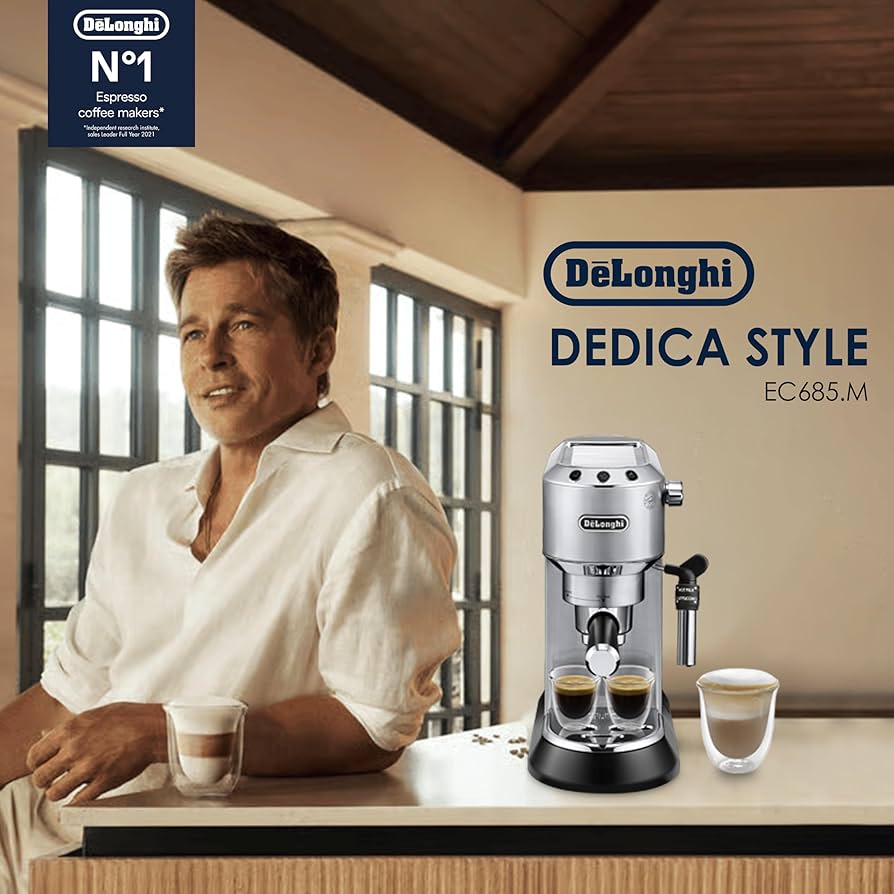 Amazon | DeLonghi America, EC685M Dedica Deluxe Espresso, Silver
