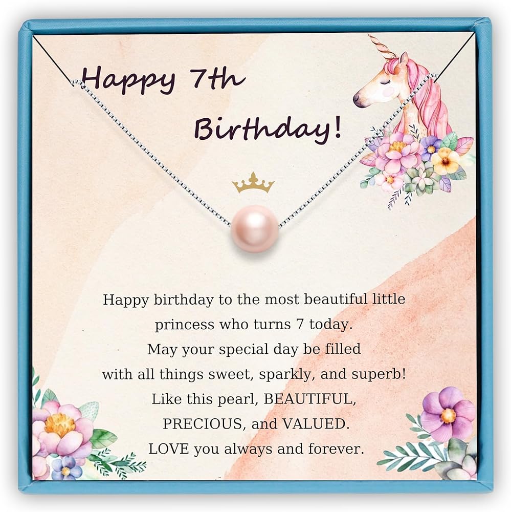 Amazon.com: Sereney 7 Year Old Birthday Gifts Ideas, S925 Sterling