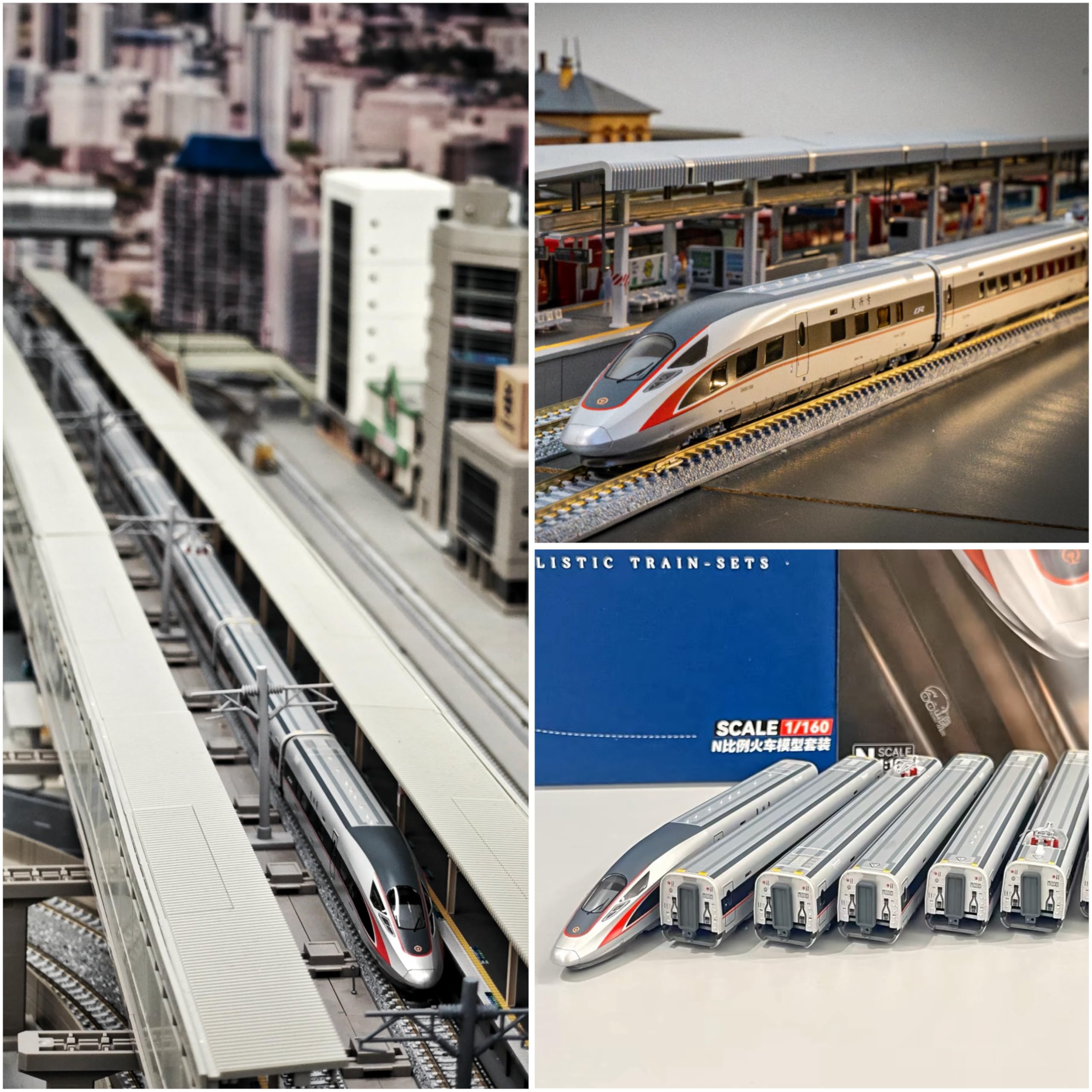 Amazon.co.jp: 長鳴 CHANGMING 中国高速鉄道 CR400AF 復興号 Nゲージ 1