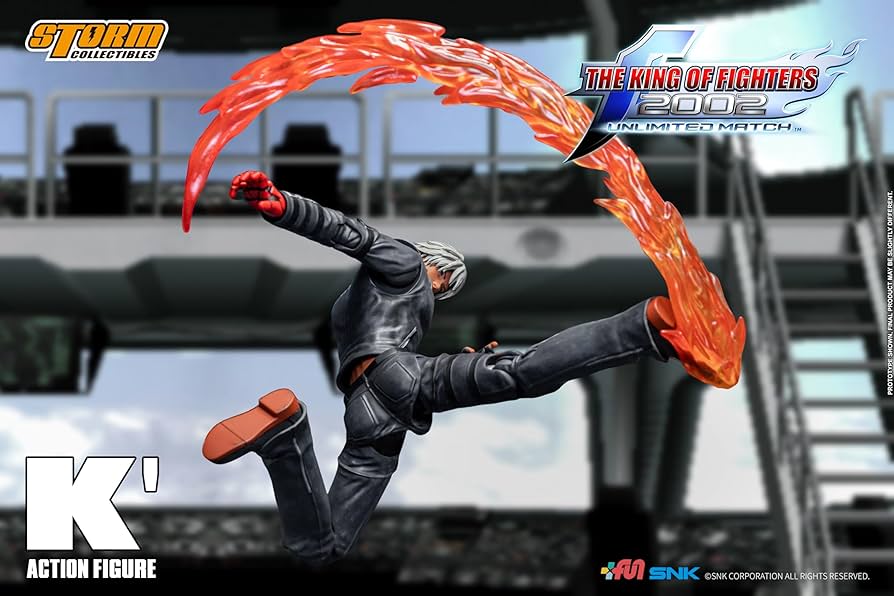 Amazon.com: The King of Fighters 2002 UM: K' Action Figure : Toys