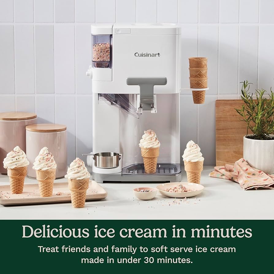Amazon.com: Cuisinart Soft Serve Ice Cream Machine- Mix It In Ice