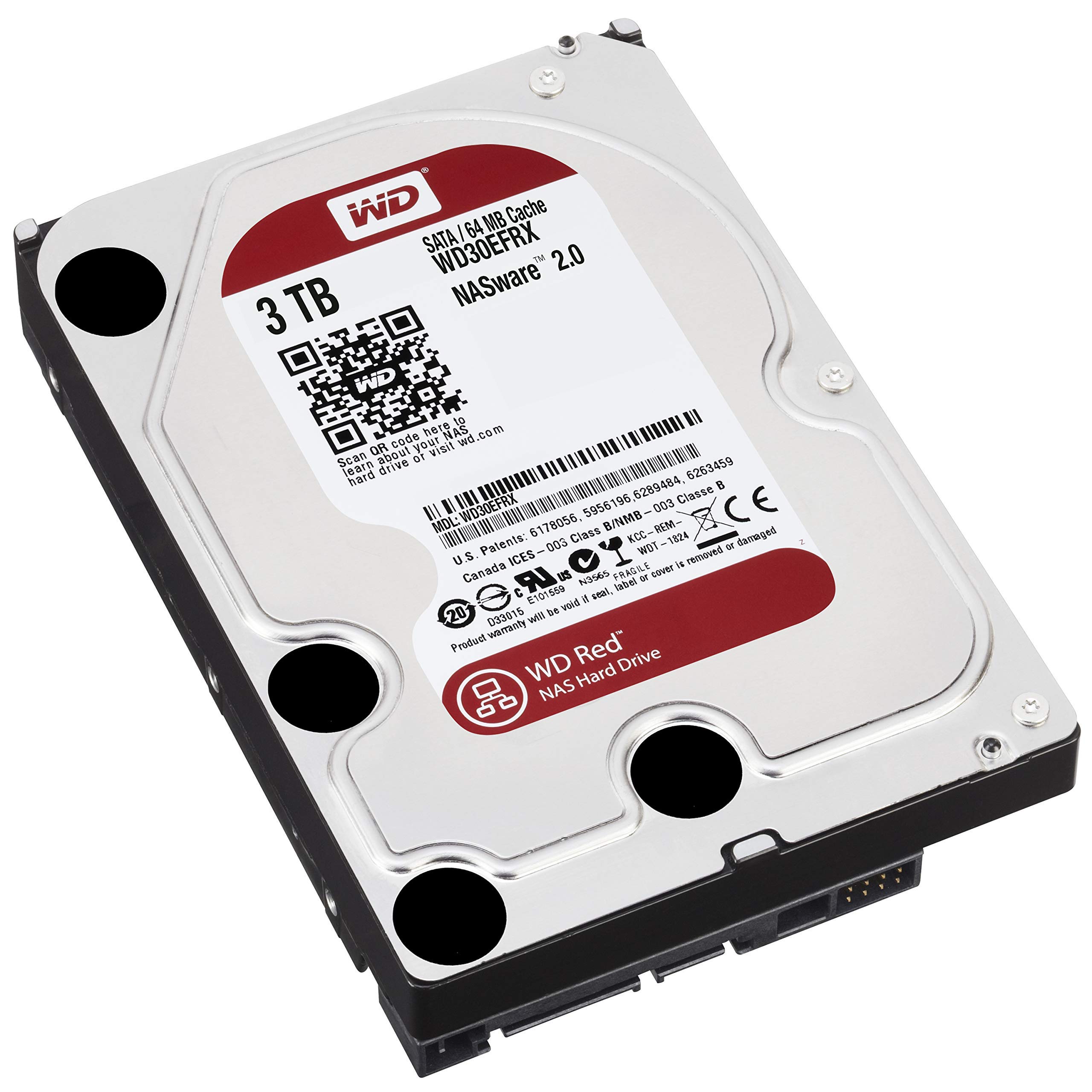 Amazon.com: WD Red 3TB NAS Hard Disk Drive - 5400 RPM Class SATA 6