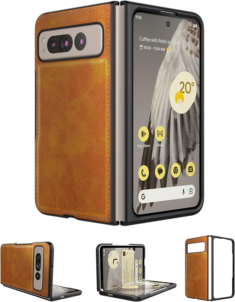 Amazon.com: Foluu for Google Pixel Fold Case, Leather Case, PU