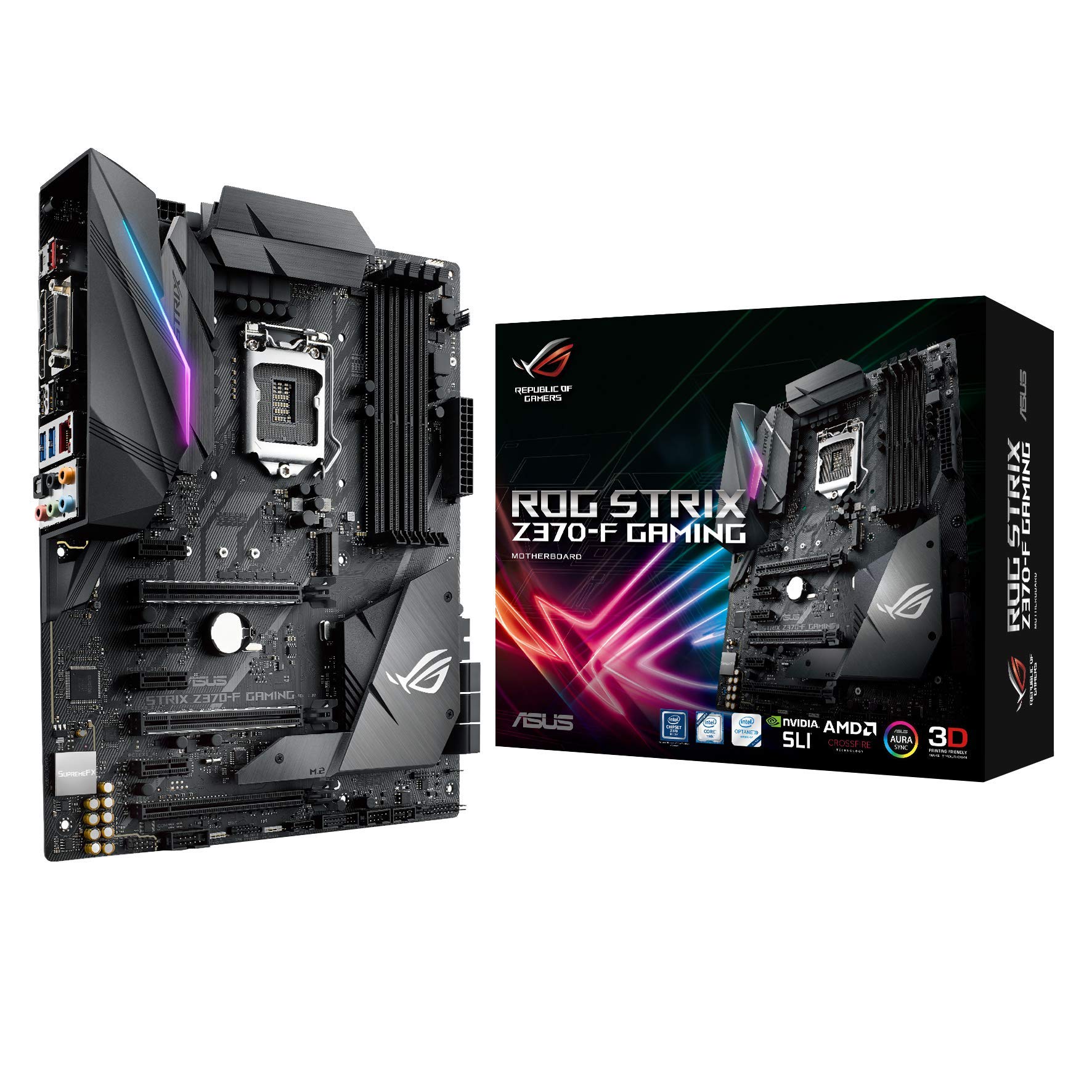 Amazon | Asus ROG Strix z370-f ddr4 ATXマザーボードGaming | ASUS
