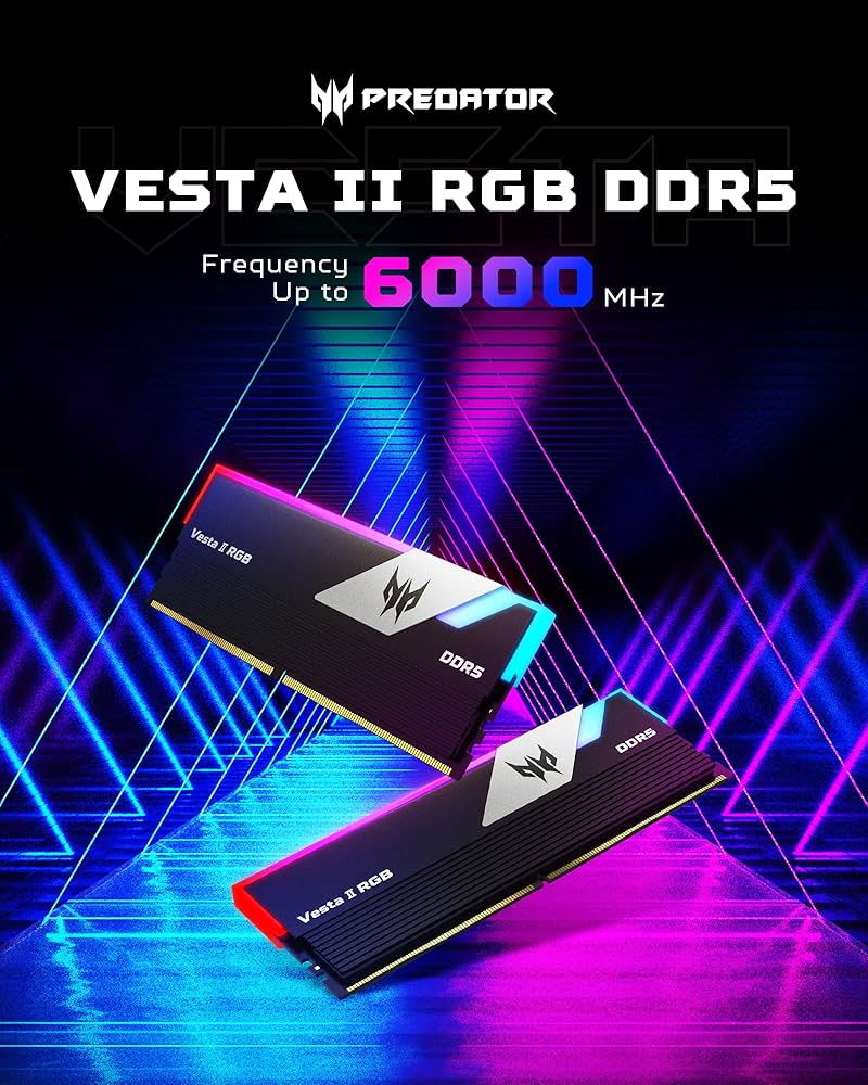 Amazon.co.jp: Acer Predator Vesta Ⅱ DDR5 6000MHz デスクトップPC用