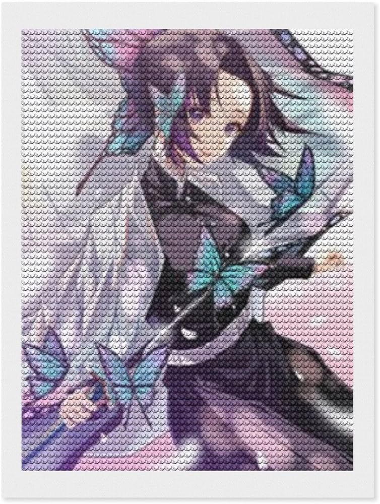 Amazon | 鬼滅の刃 胡蝶しのぶ2 (12) アニメ 5D ダイヤモンドアート