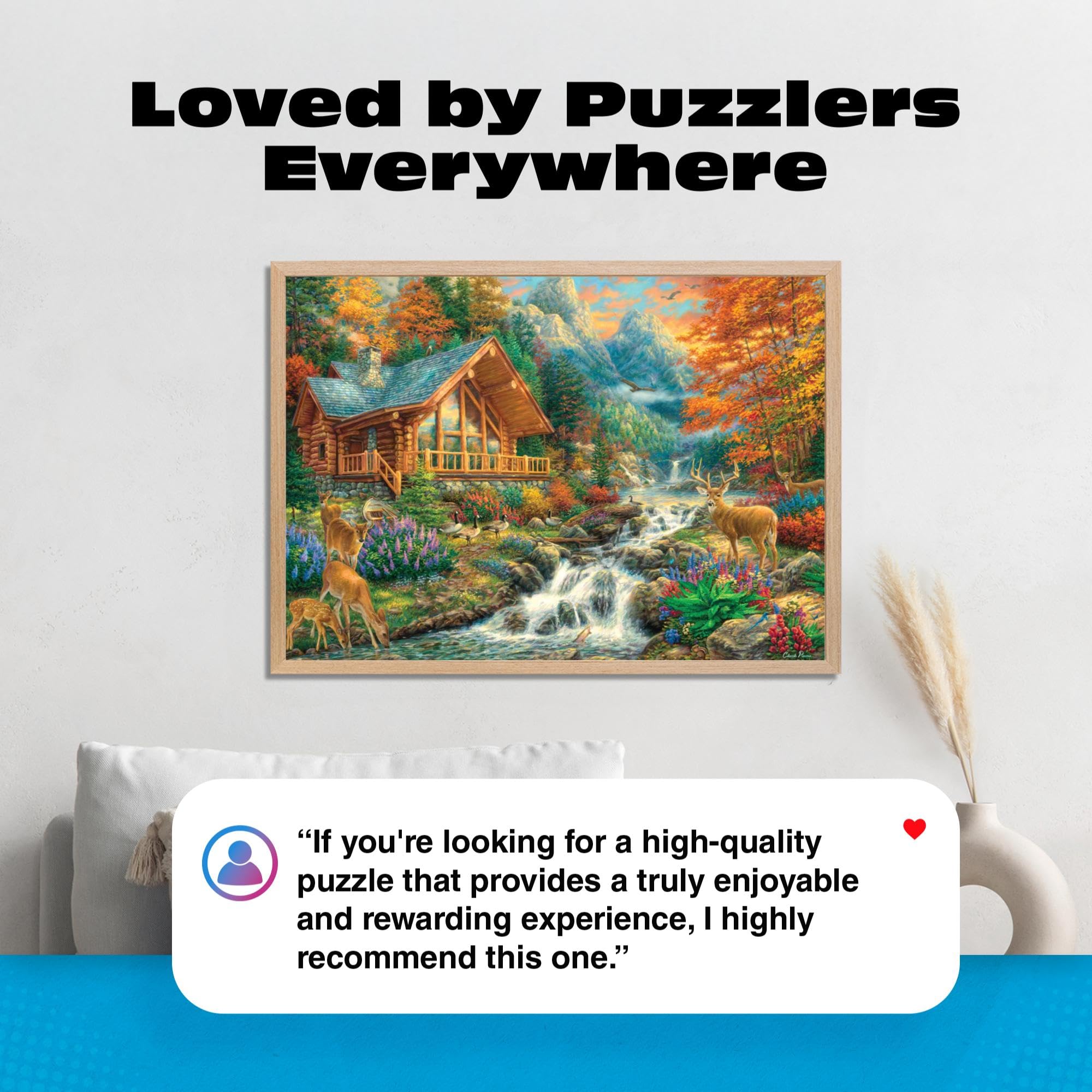 Amazon.com: Buffalo Games - Alpine Serenity - Chuck Pinson - 1000