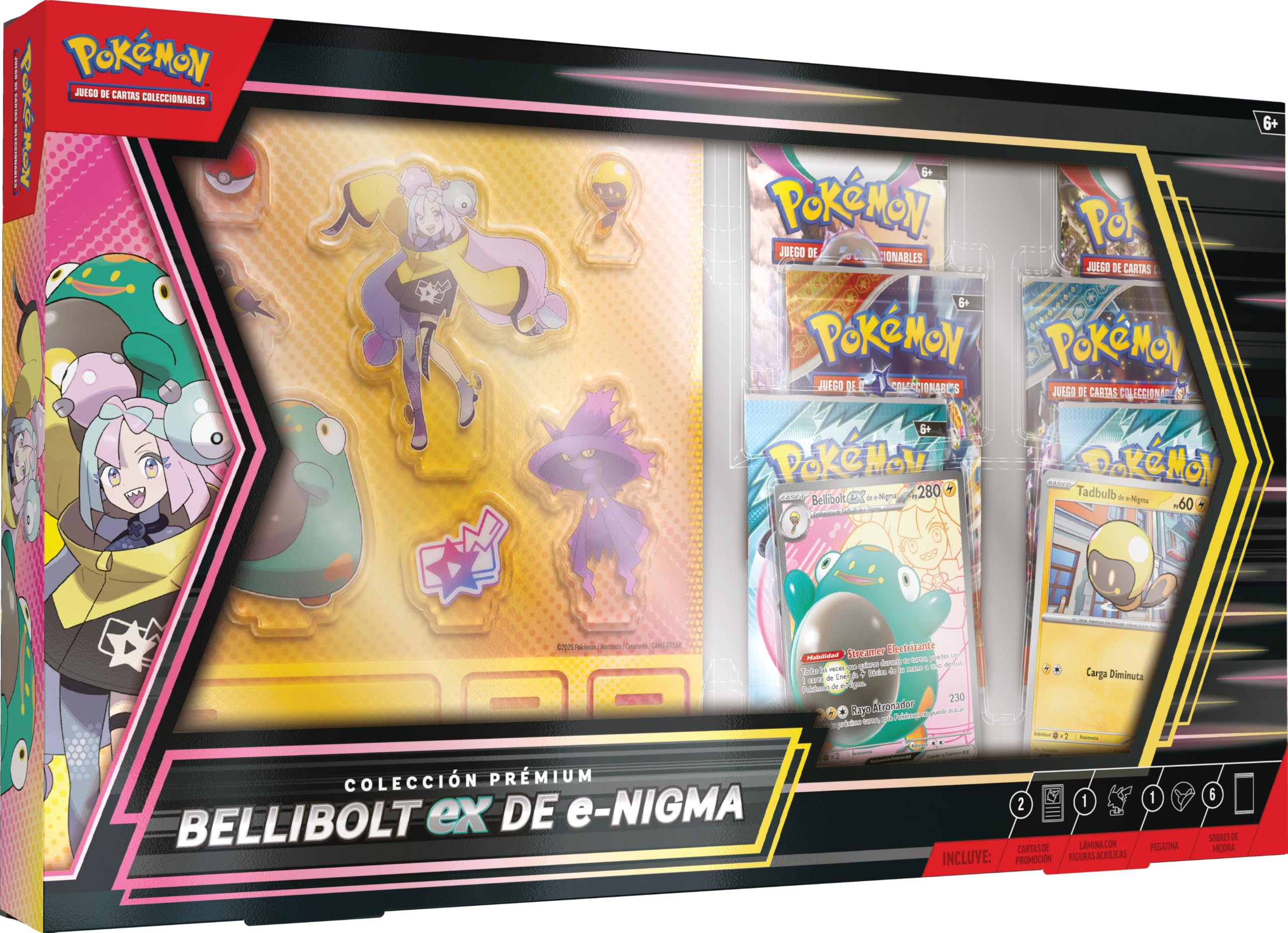 Pokémon Colección prémium Bellibolt ex de e-Nigma de JCC Pokémon
