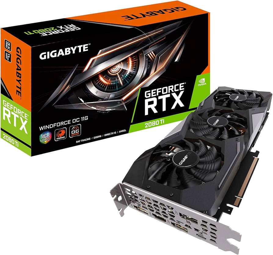 Amazon.com: GIGABYTE GeForce RTX 2080 Ti WINDFORCE OC 11G GDDR6