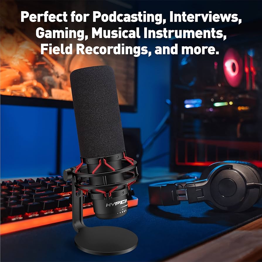 Amazon | HyperX QuadCast S用フォームウィンドスクリーン - Hyper X