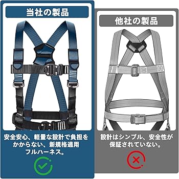 Amazon.co.jp: [Jisentoll] フルハーネス 新規格 セット フルハーネス