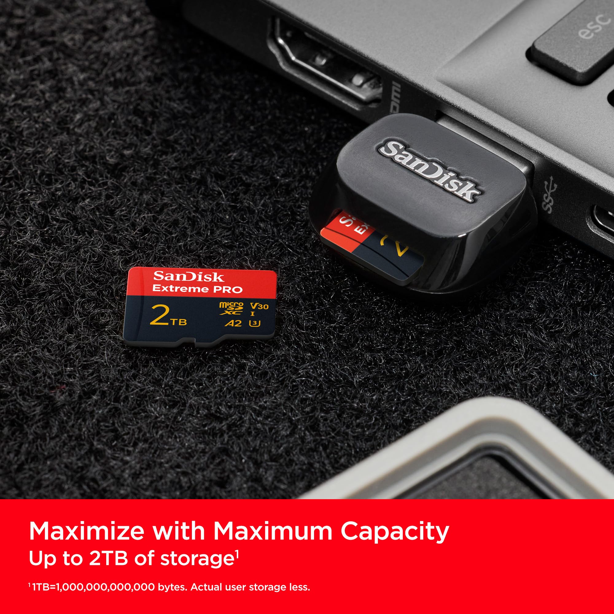 Amazon.com: SanDisk 2TB Extreme PRO microSDXC™ UHS-I Card, Up to