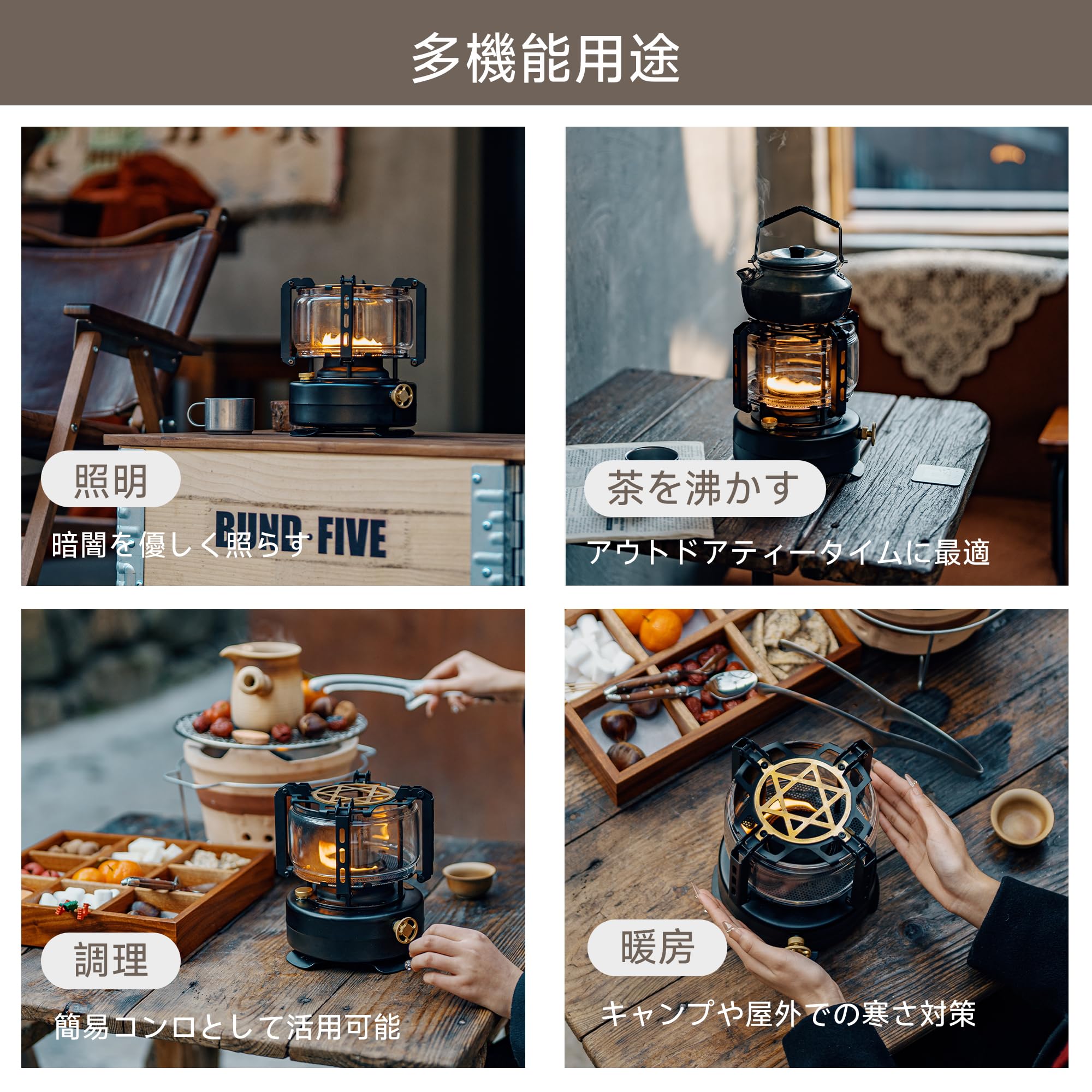 Amazon.co.jp: Springhill Pangu Lamp Stove Iron Stove Camping Stove