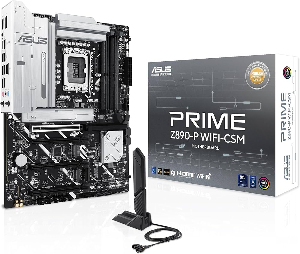 Amazon | ASUS PRIME Z890-P WIFI-CSM intel Core Ultra Processors