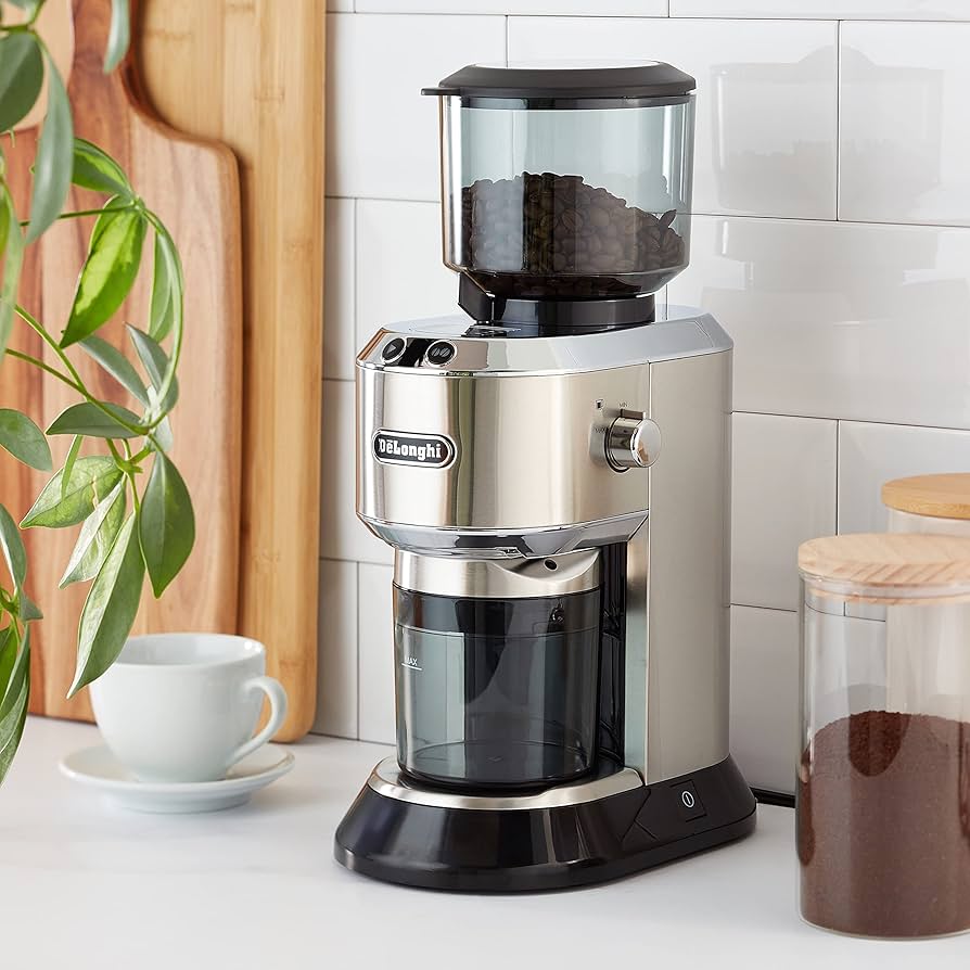 Amazon | Delonghi ステンレススチール Dedica コーヒーグラインダー
