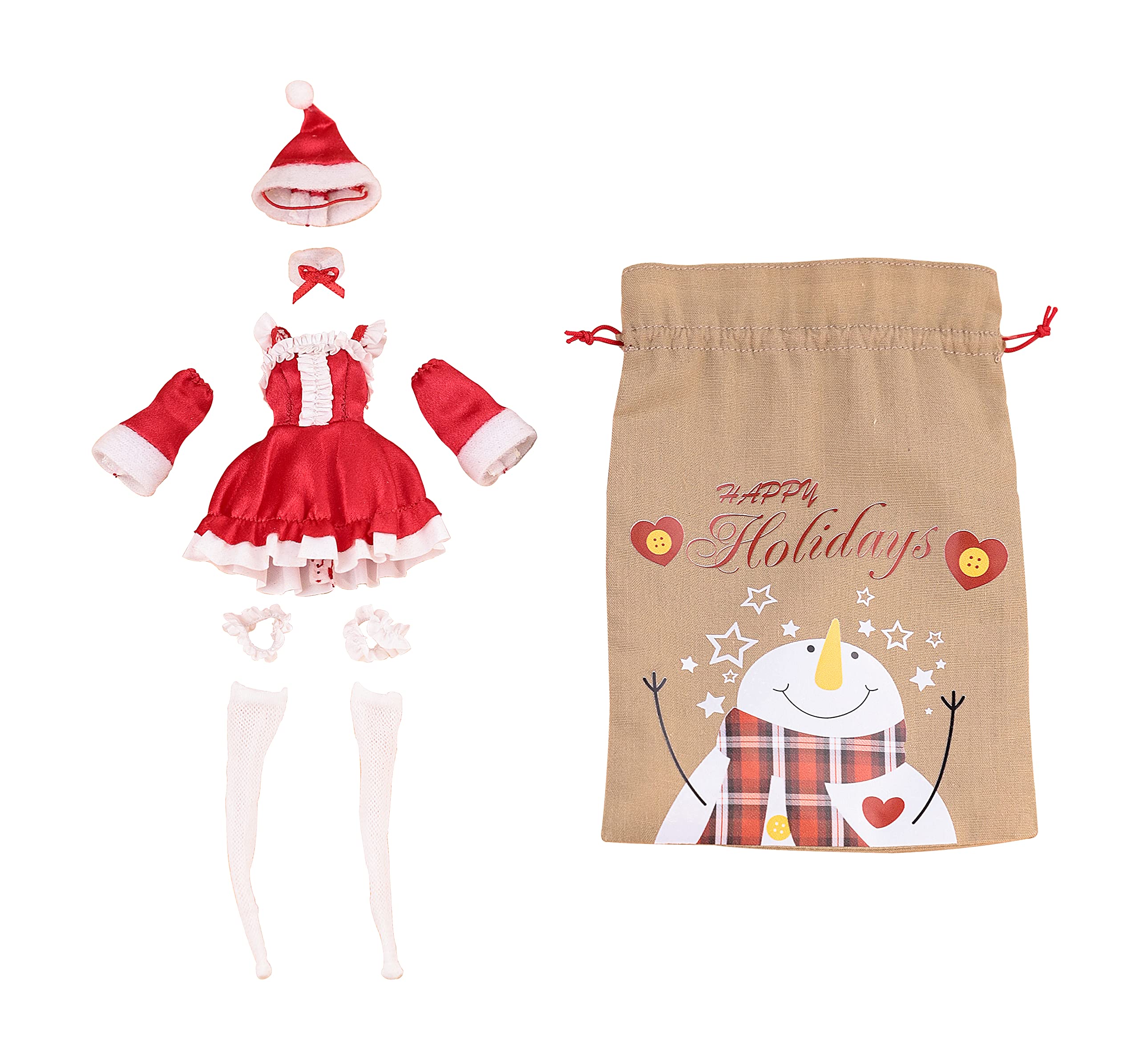 Amazon.co.jp: HASUKI CS003 1/12スケール 可動フィギュア用 サンタ