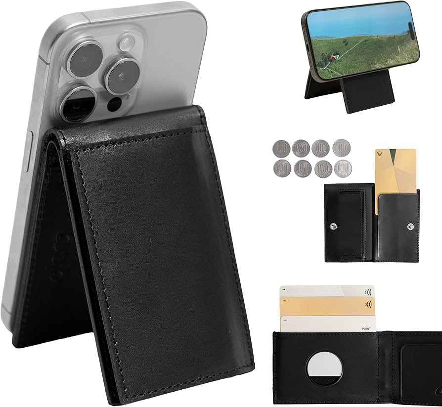 drip PRESSo Mag MagSafe対応ウォレット スマホスタンドになる