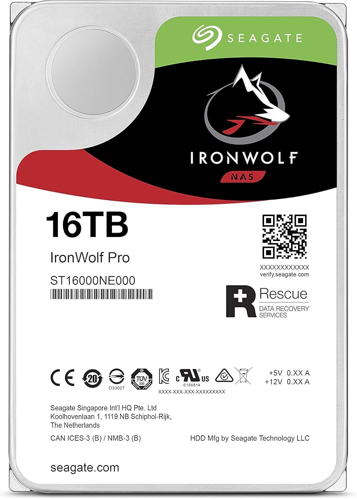 Amazon.com: Seagate IronWolf Pro ST16000NE000 16 TB Hard Drive