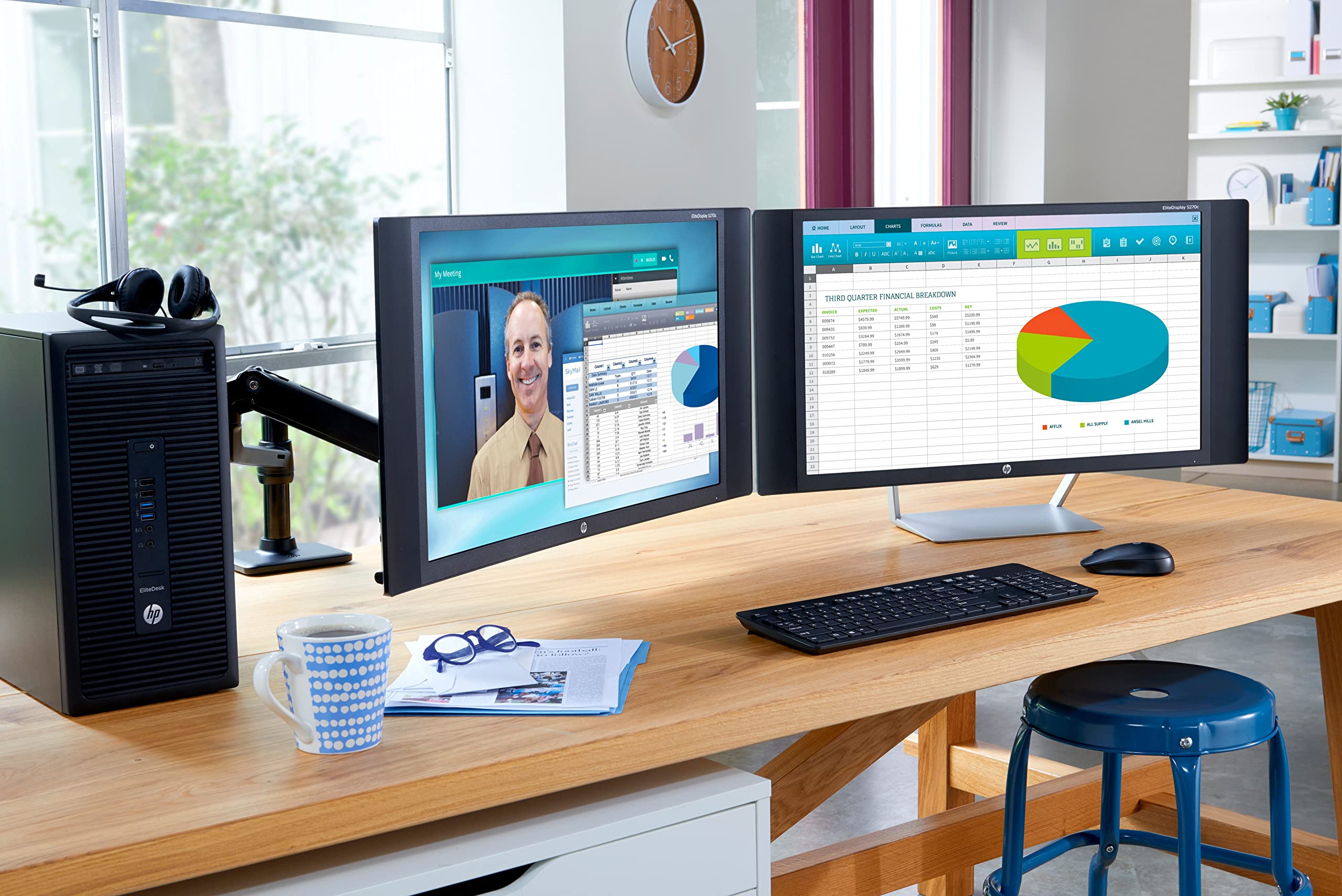 Amazon.co.jp: ヒューレット・パッカード HP シングルモニターアーム