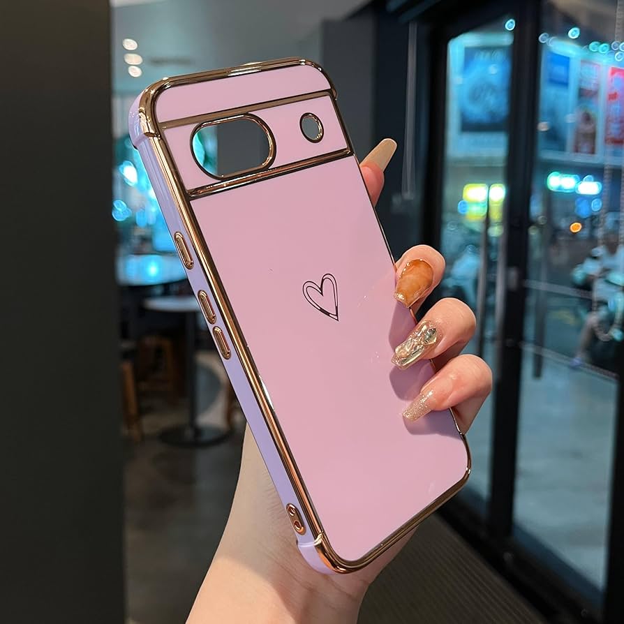 Amazon.co.jp: ZTOFERA Google Pixel 8a 用 ハートケース 柔軟な TPU