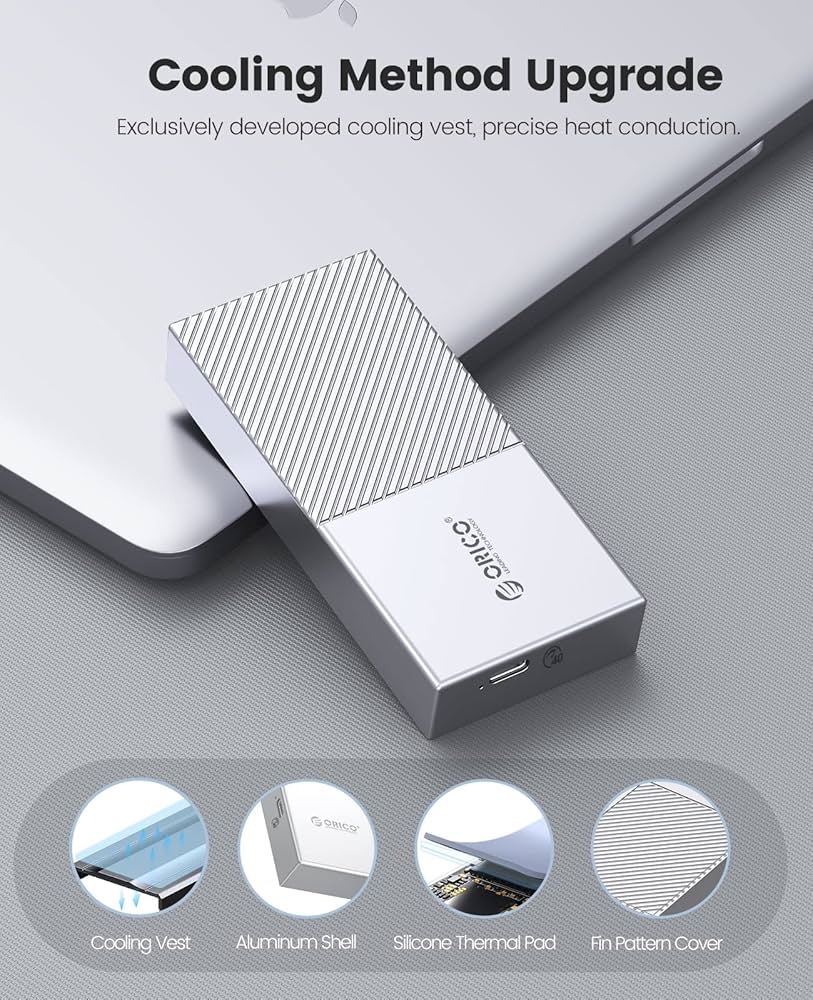 Amazon.co.jp: ORICO M.2 SSD 外付けケース USB4.0 NVMe ケース M.2