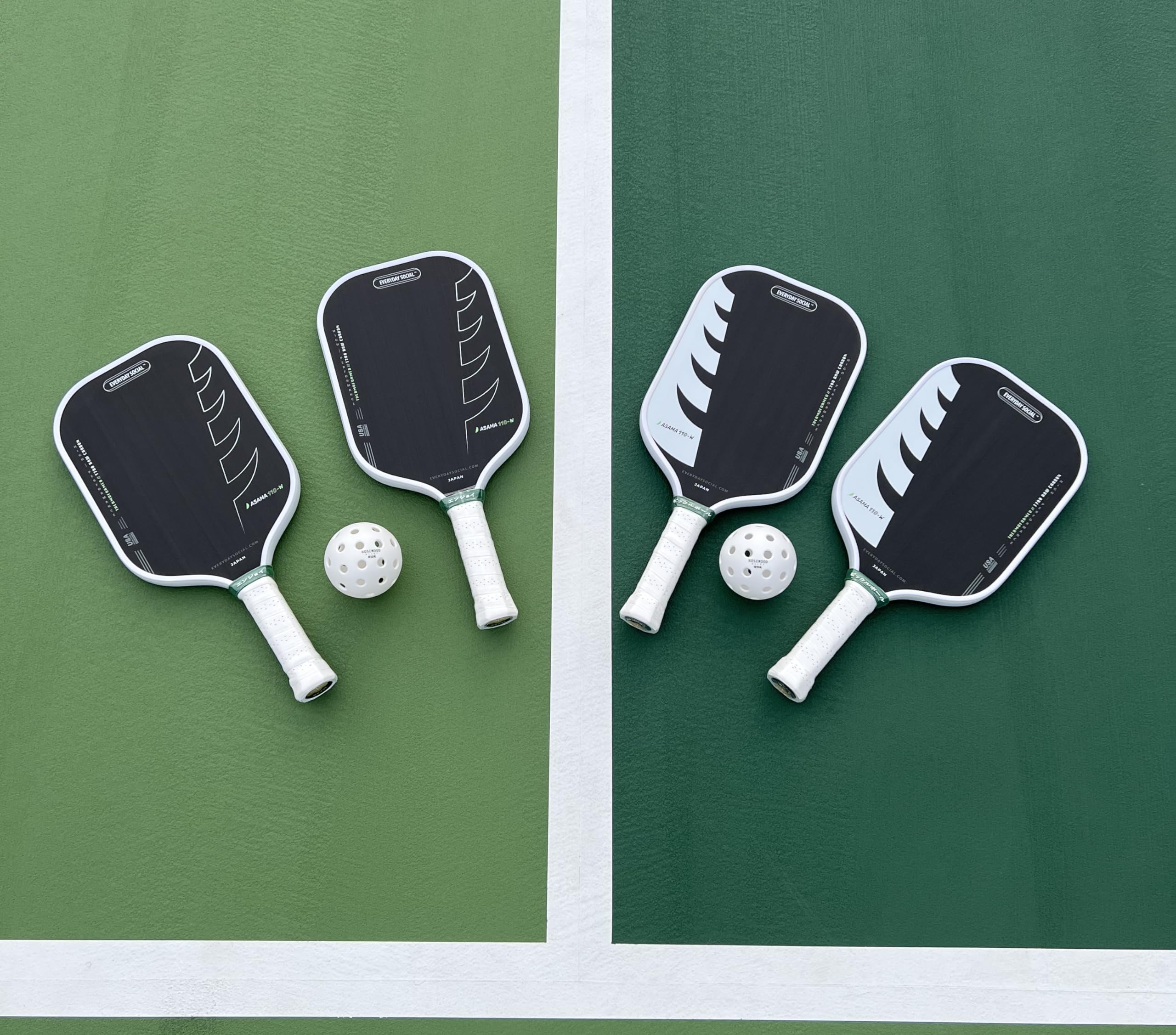 Amazon.co.jp: EVERYDAY SOCIAL - ASAMA 110-W ピックルボールパドル
