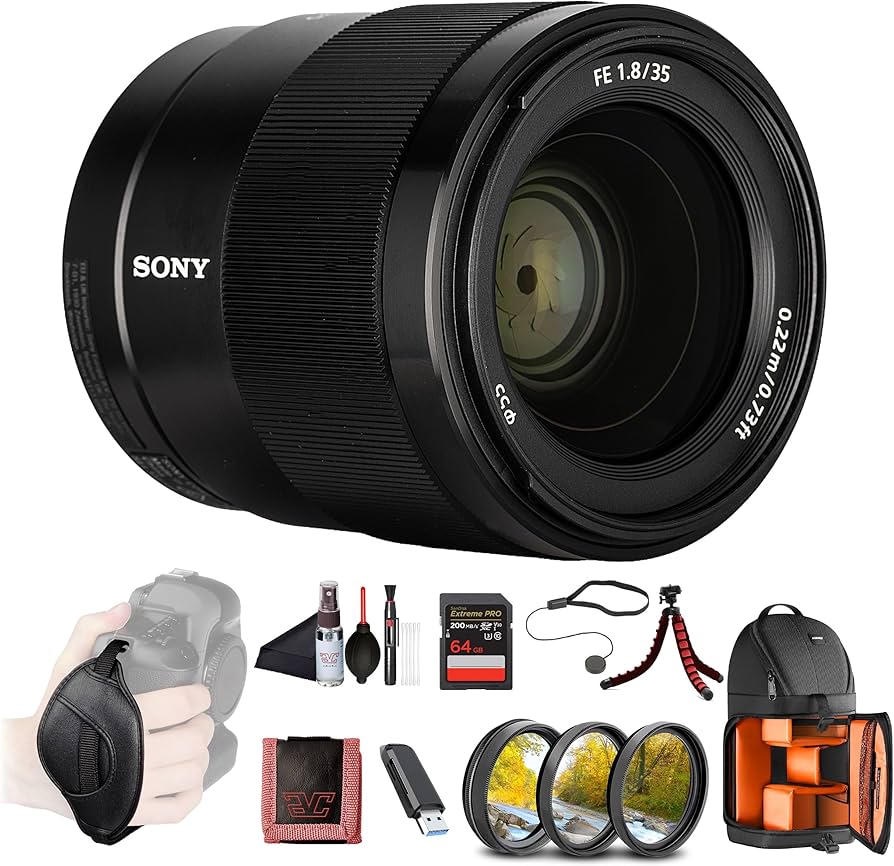 Amazon.com : Sony FE 35mm F1.8 Wide-Angle Prime Lens (SEL35F18F