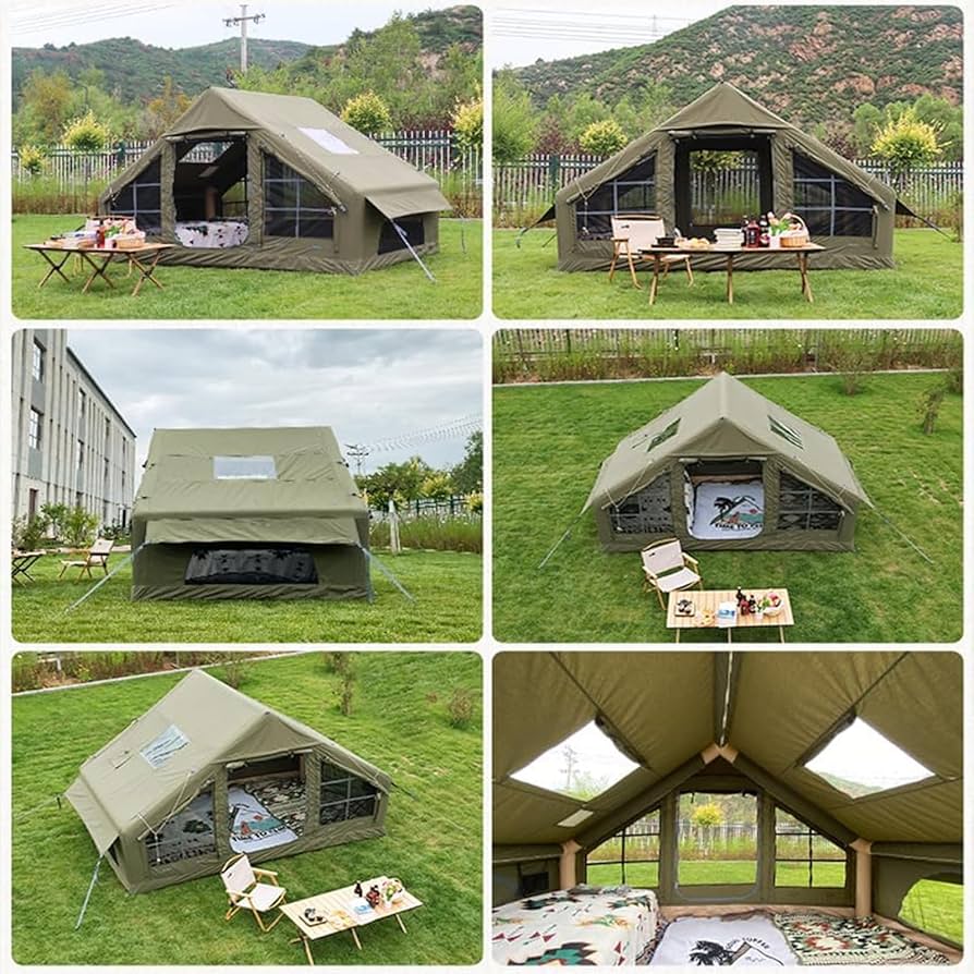 Amazon.co.jp: エアーテント 大型 2〜4人用 インフレータブルテント