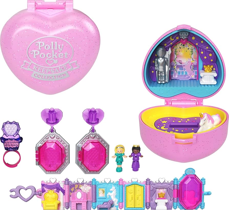 Amazon.com: Polly Pocket Collector Compact with 2 Dolls, Keepsake