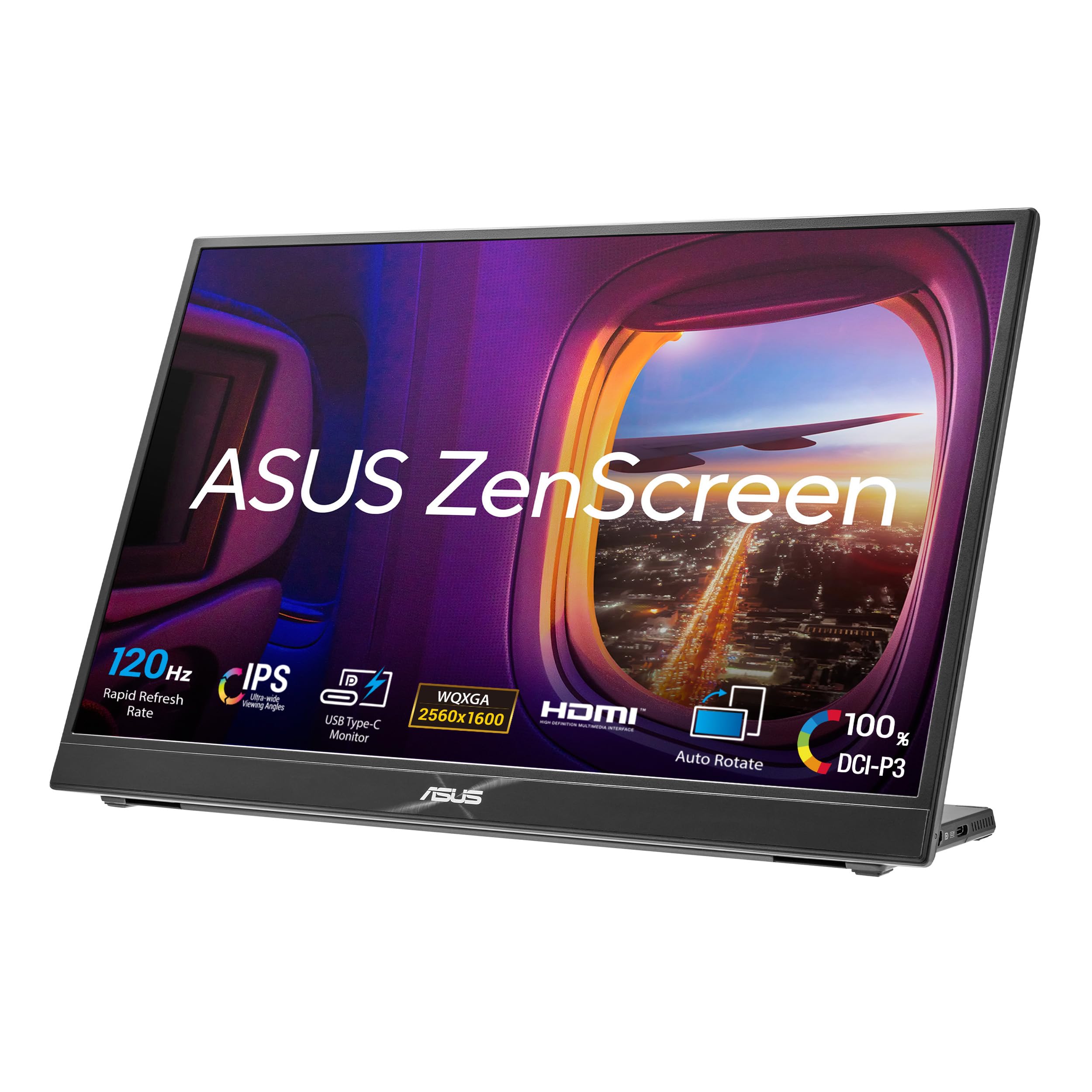 Amazon.co.jp: ASUS ポータブルモニター ZenScreen MB16QHG 16インチ