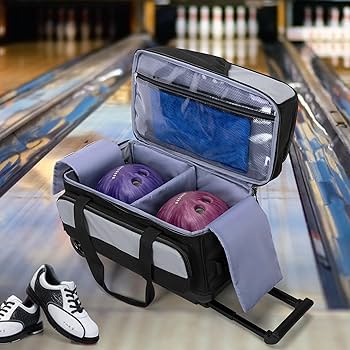 Amazon.co.jp: GOBUROS ボウリング バッグ キャスター付き 2個用