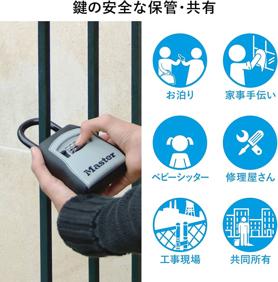 Amazon.co.jp: Master Lock (マスターロック) キーボックス 鍵収納