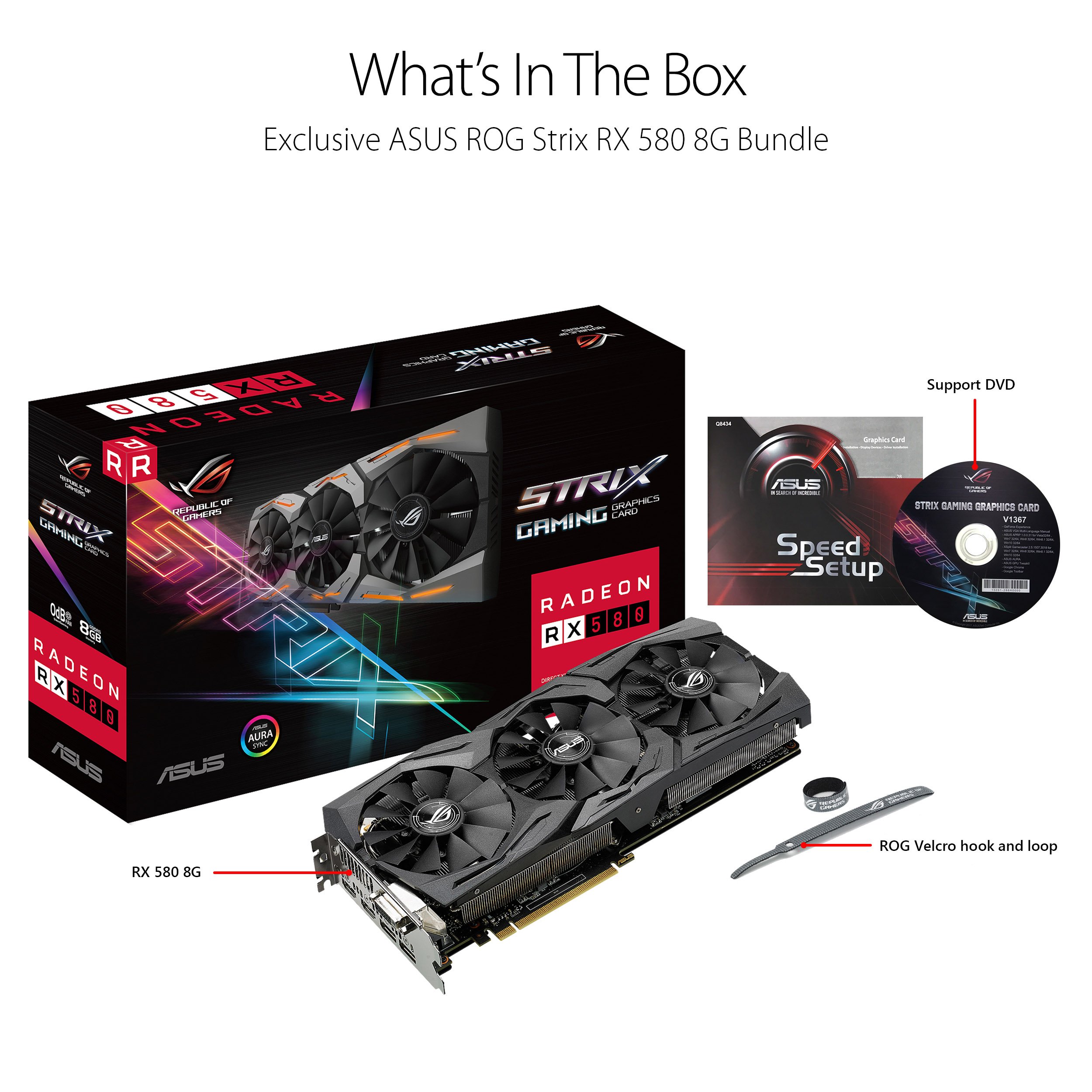 Amazon | Asus ROG-STRIX-RX580-8G-GAMING Strix Radeon Rx 580 8GB